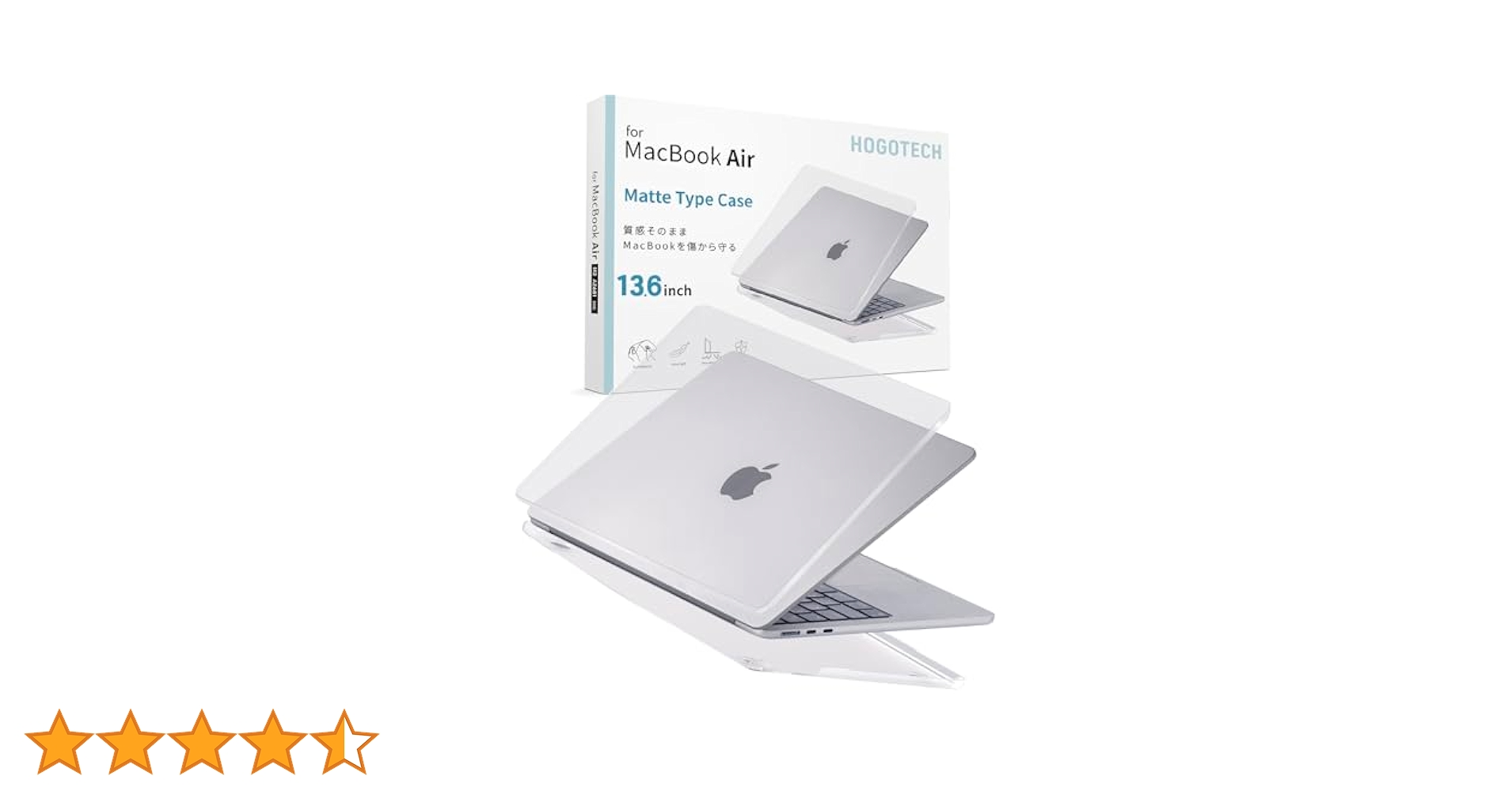 Amazon.co.jp: 2025 M4対応【質感そのまま、傷を守る】MacBook